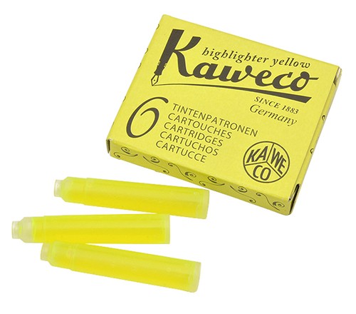 Набір картриджів жовтого кольору для чорнильних ручок Kaweco 