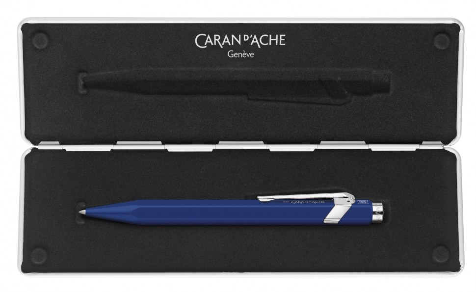 Ручка-ролер Caran d'Ache 849 синя + бокс 