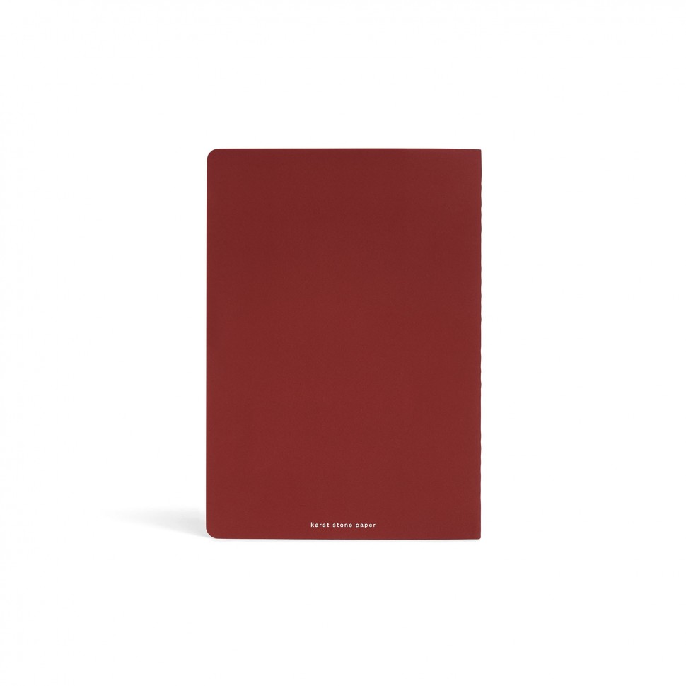 Набір зошитів Karst Journal A5 14,8 х 21 см в лінію та нелінований піно-бордо