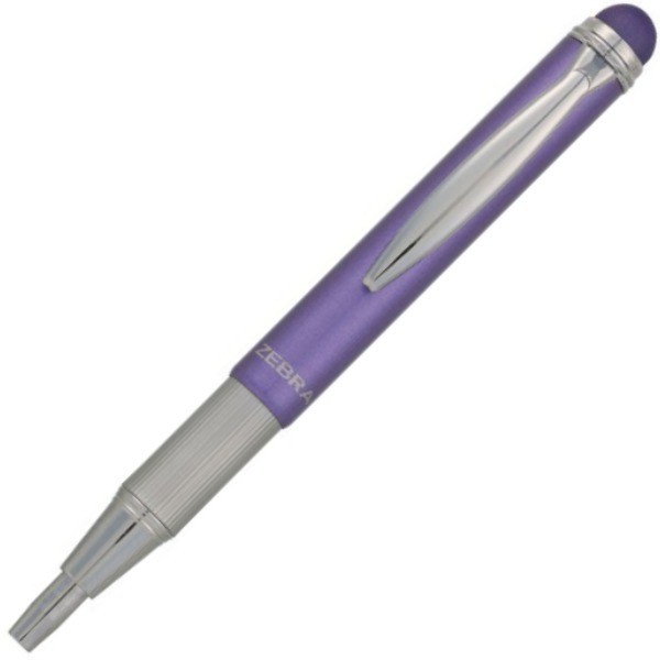 Кулькова ручка Zebra Telescopic Stylus бузкова