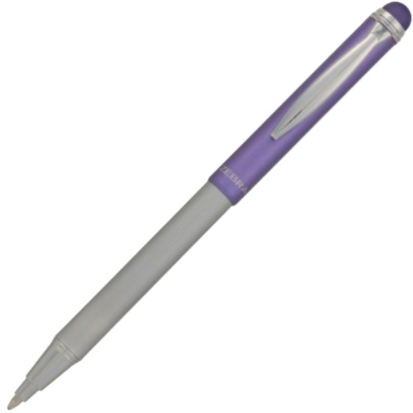 Кулькова ручка Zebra Telescopic Stylus бузкова