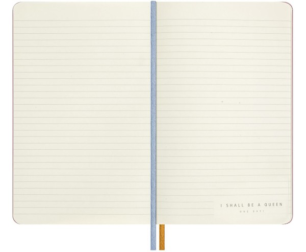 Блокнот Moleskine Alice середній 13 х 21 см в лінію рожевий канва