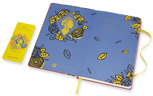 Блокнот Moleskine Frida Kahlo середній 13 x 21 см нелінований рожевий