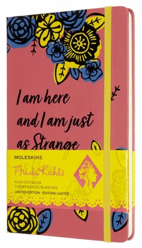 Блокнот Moleskine Frida Kahlo середній 13 x 21 см нелінований рожевий