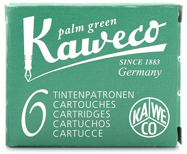 Набір картриджів зеленого кольору для чорнильних ручок Kaweco 