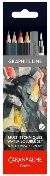 Набір Caran d'Ache Artist Multi-Techniques 13 предметів