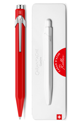 Ручка-ролер Caran d'Ache 849 червона + бокс 