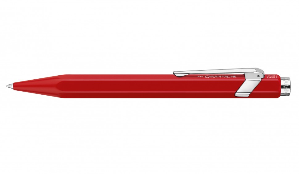 Ручка-ролер Caran d'Ache 849 червона + бокс 