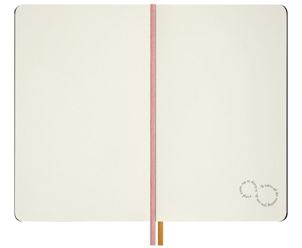 Блокнот Moleskine Alice середній 13 х 21 см нелінований бордо канва