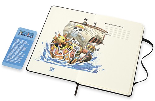 Блокнот Moleskine One Piece середній 13 x 21 см в лінію чорний