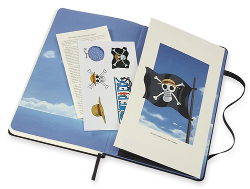 Блокнот Moleskine One Piece середній 13 x 21 см в лінію чорний
