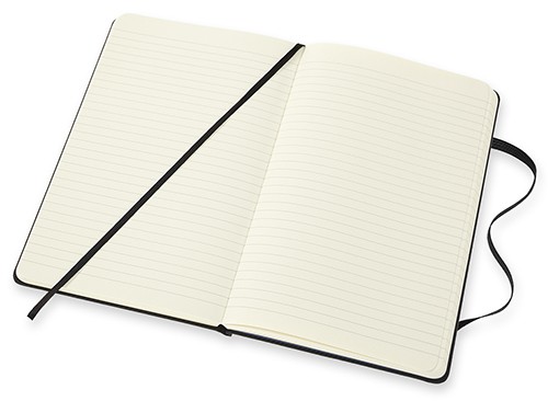 Блокнот Moleskine One Piece середній 13 x 21 см в лінію чорний