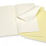 Набір зошитів Moleskine Cahier середній 13 х 21 см нелінований ніжний жовтий 