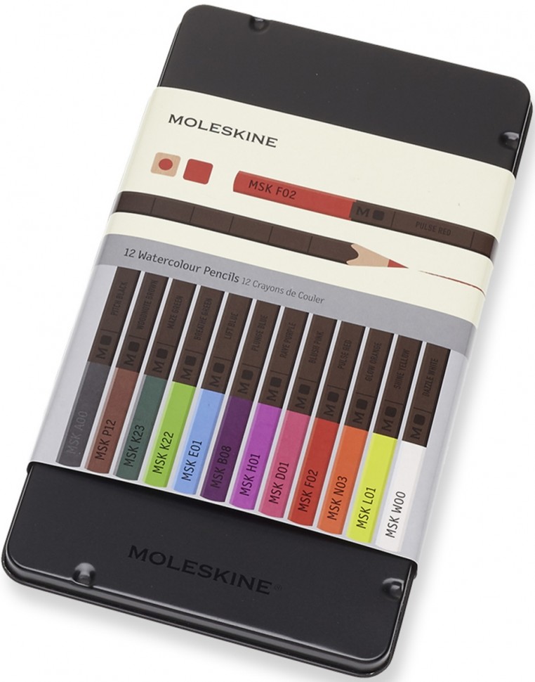 Набір акварельних олівців Moleskine Naturally Smart (12 кольорів)