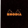 Блокнот Rhodia Pad №8 чорний в лінію