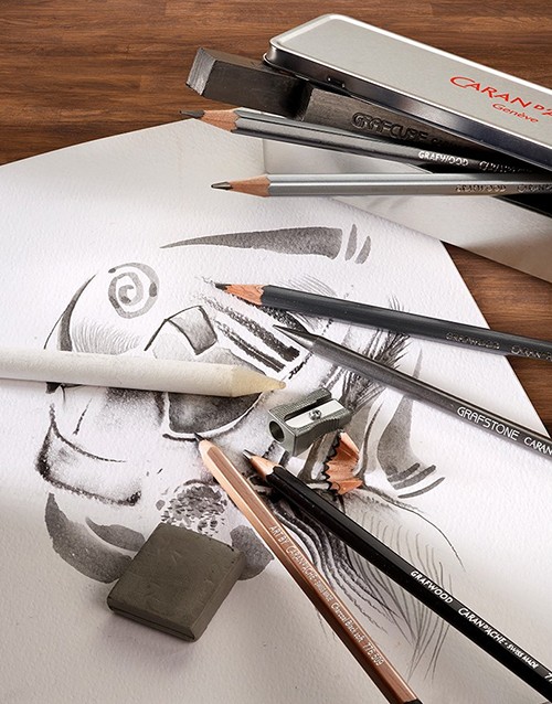 Набір Caran d'Ache Artist Graphite Line для нарисів 11 предметів