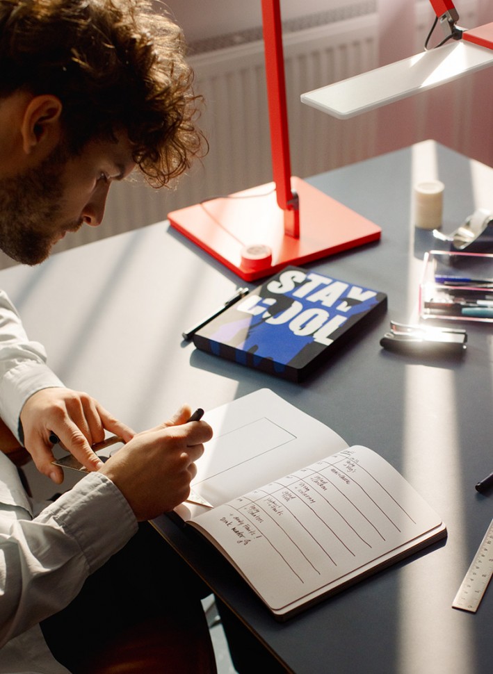 Блокнот Nuuna Graphic Stay Cool 16,5 х 22 см в крапку