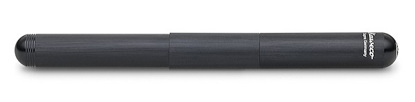Чорнильна ручка Kaweco Supra Black чорна алюмінієва перо F (тонке)