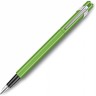 Чорнильна ручка Caran d'Ache 849 Metal неонова зелена перо EF (екстра тонке)