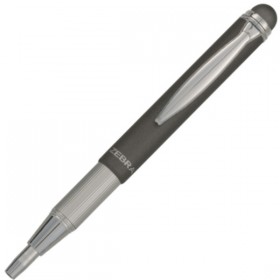 Кулькова ручка Zebra Telescopic Stylus сіра
