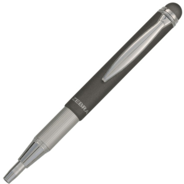 Кулькова ручка Zebra Telescopic Stylus сіра