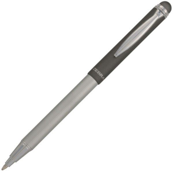Кулькова ручка Zebra Telescopic Stylus сіра