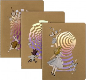 Набір зошитів Moleskine Cahier Alice великий 19 х 25 см в лінію