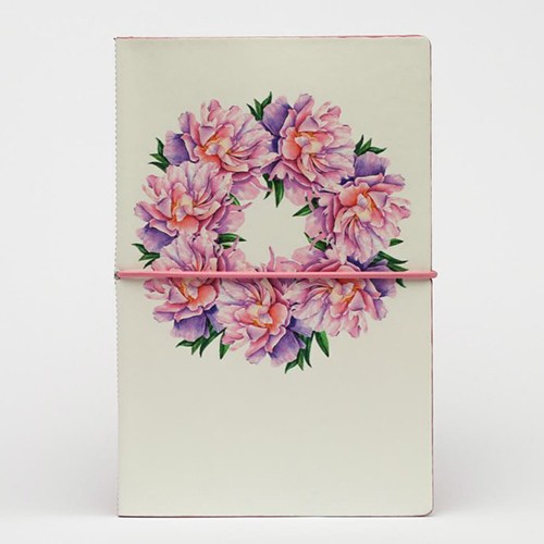 Блокнот Like U Flowers Вінок 2в1 в лінію та клітинку