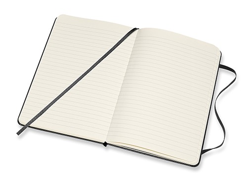 Блокнот Moleskine Classic medium 11,5 x 18 см в лінію чорний