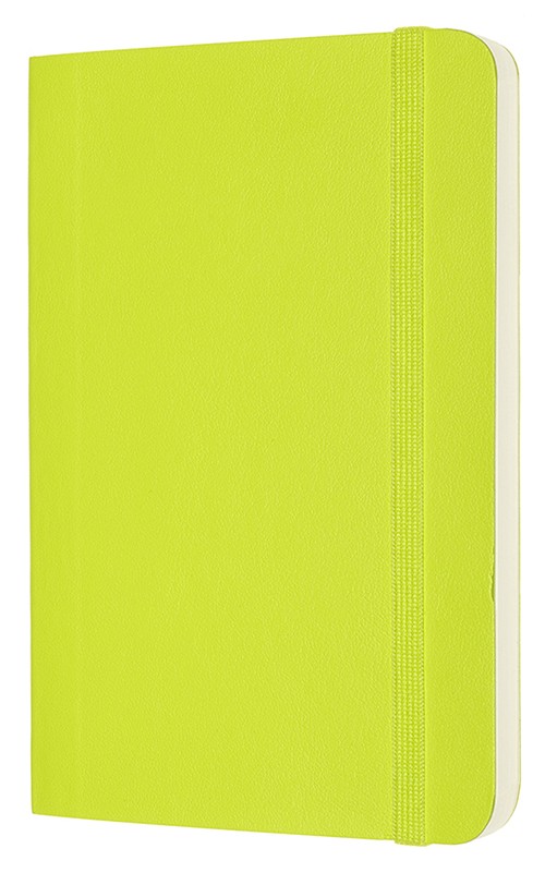 Блокнот Moleskine Classic 9 х 14 см нелінований лимонний зелений м'який