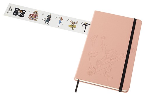 Блокнот Moleskine One Piece середній 13 x 21 см в лінію рожевий