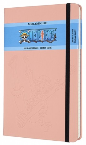 Блокнот Moleskine One Piece середній 13 x 21 см в лінію рожевий