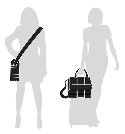 Сумка Moleskine Metro Messenger чорна