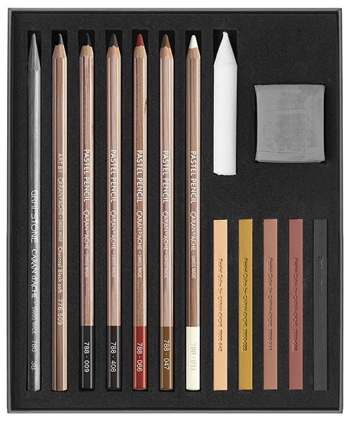 Набір Caran d'Ache Artist Flesh & Earth 15 предметів