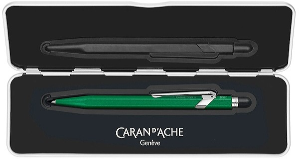 Ручка Caran d'Ache 849 Colormat-X зелена + бокс