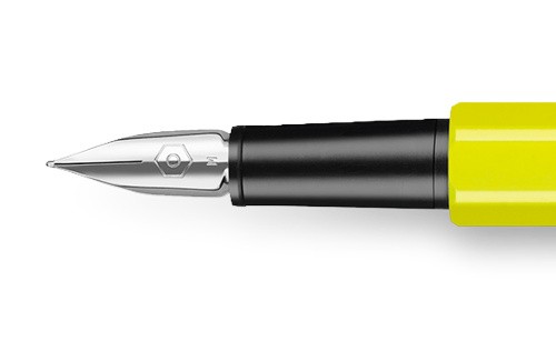 Чорнильна ручка Caran d'Ache 849 Metal жовта перо M (середнє)