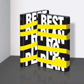 Блокнот Nuuna Graphic Best Plan No Plan 16,5 x 22 см в крапку