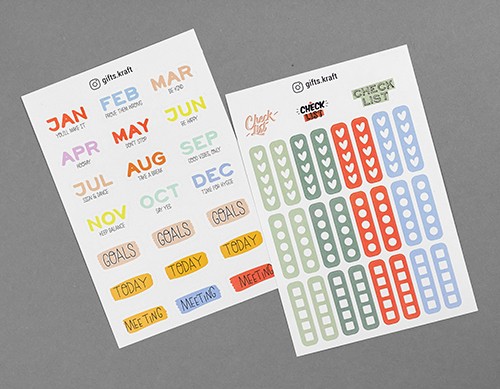 Набір стікерів Planning