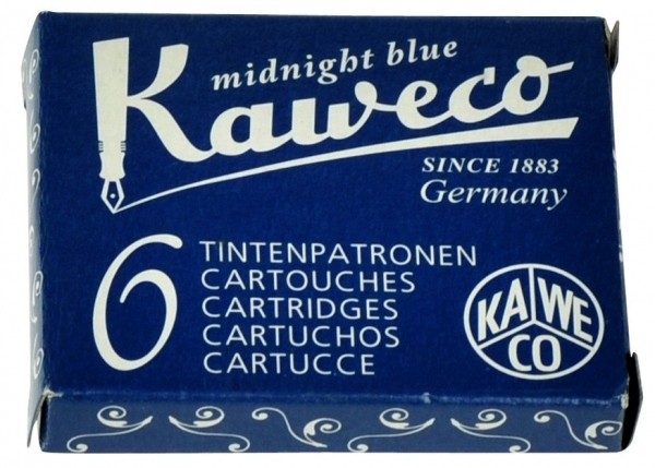 Набір картриджів темно-синього кольору для чорнильних ручок Kaweco 
