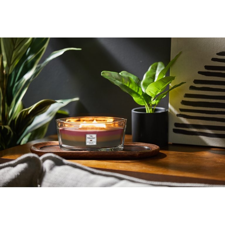 Ароматична свіча WoodWick Ellipse Trilogy Hearthside 453 г