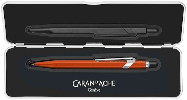 Ручка Caran d'Ache 849 Colormat-X помаранчева + бокс