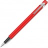 Чорнильна ручка Caran d'Ache 849 Metal червона перо M (середнє)