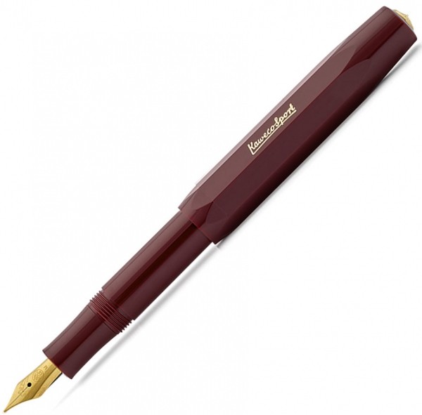 Чорнильна ручка Kaweco Classic Sport бордова перо F (тонке)
