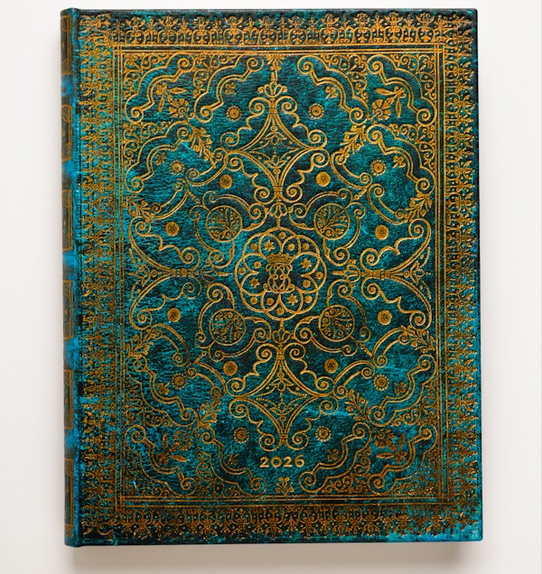 Щоденник Paperblanks на 2026 рік Еквінокс Лазурний великий