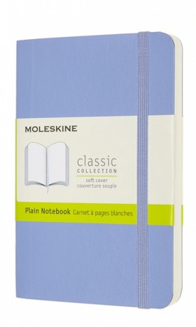 Блокнот Moleskine Classic 9 х 14 см нелінований блакитна гортензія м'який