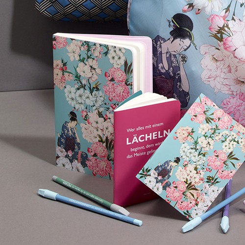 Блокнот Cedon Гейша середній 14,4 х 21 см в крапку 