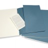 Набір зошитів Moleskine Cahier великий 19 х 25 см нелінований жвавий блакитний 