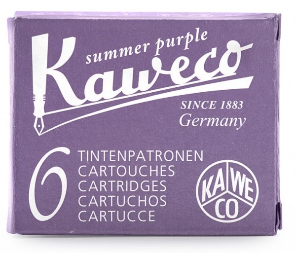 Набір картриджів фіолетового кольору для чорнильних ручок Kaweco 