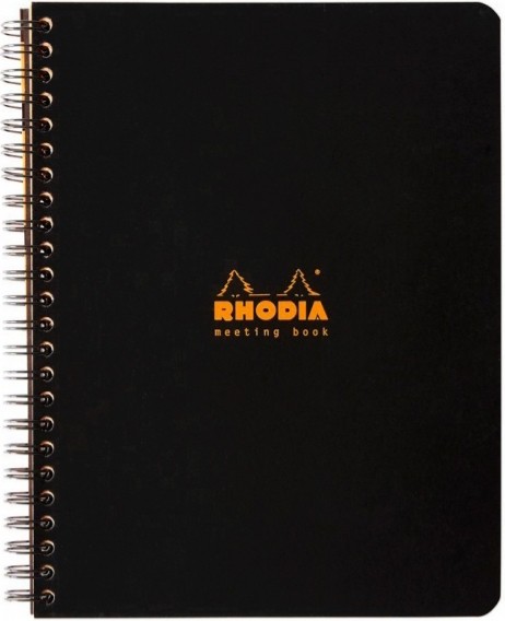 Блокнот Rhodia Meeting Book A5 чорний