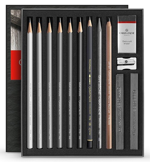 Набір Caran d'Ache Artist Sketching 14 предметів